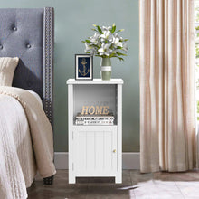 Load image into Gallery viewer, White Freestanding Wooden Storage Cabinet for Bedroom
